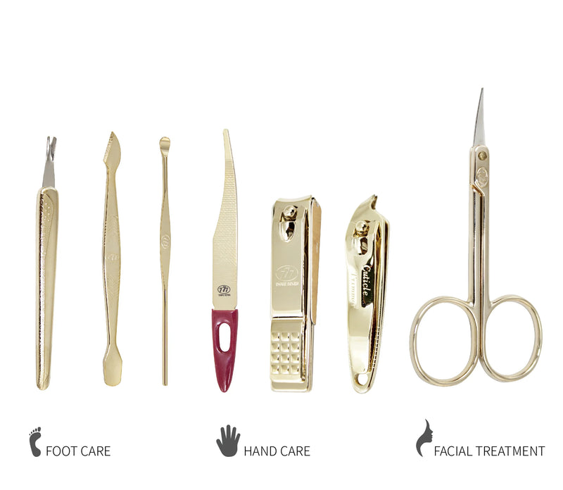 Three Seven 777 TS-4115 Manicure & Pedicure Nail Clipper Set – 9 Pieces | Made in Korea-3