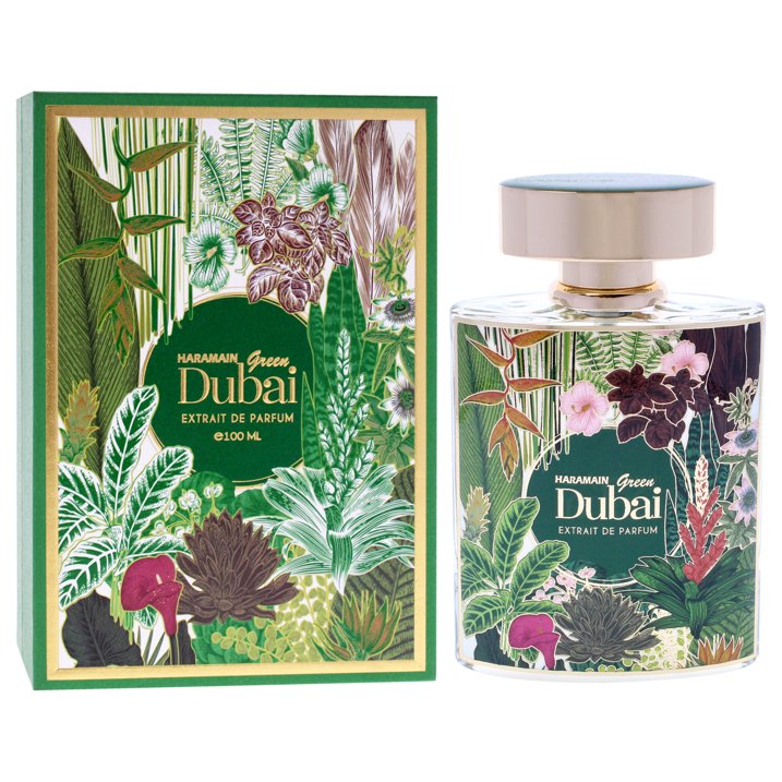 Al Haramain Green Dubai , 3.33 oz Extrait De Parfum Spray