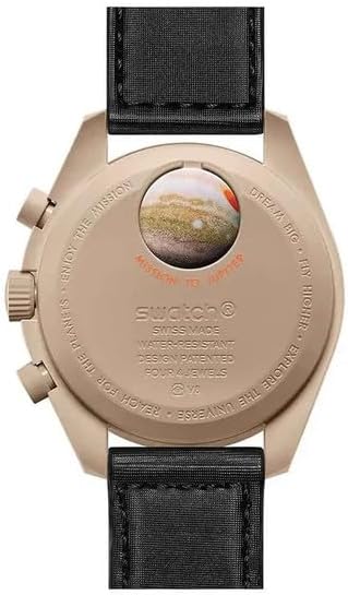 Swatch Omega x Moon Mission to Jupiter Speedmaster Brown-3