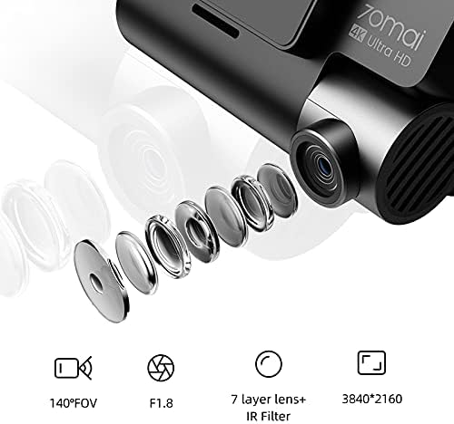 Xiaomi 70 Mai Dash Camera A800S 4K GPS EU-3