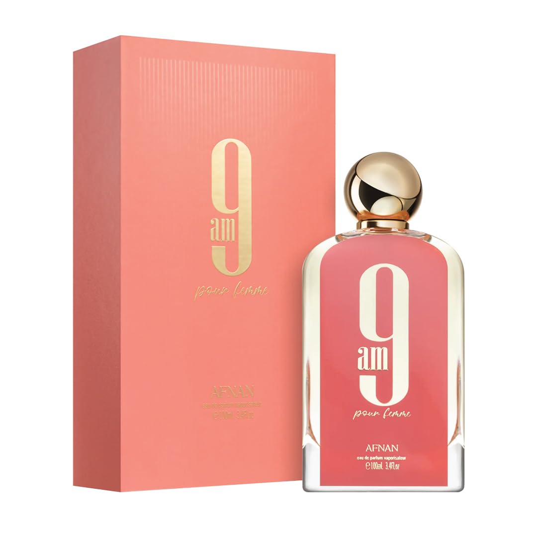 Afnan 9 AM Pour Femme Eau De Parfum, 3.4 Fl. Oz-3