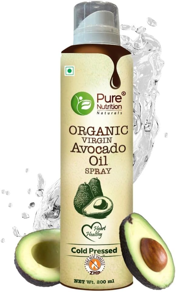 Pure Nutrition Avocado Oil for Cooking Spray | Cold Pressed Avocado Oil Spray with 100% Organic & Extra Virgin-1