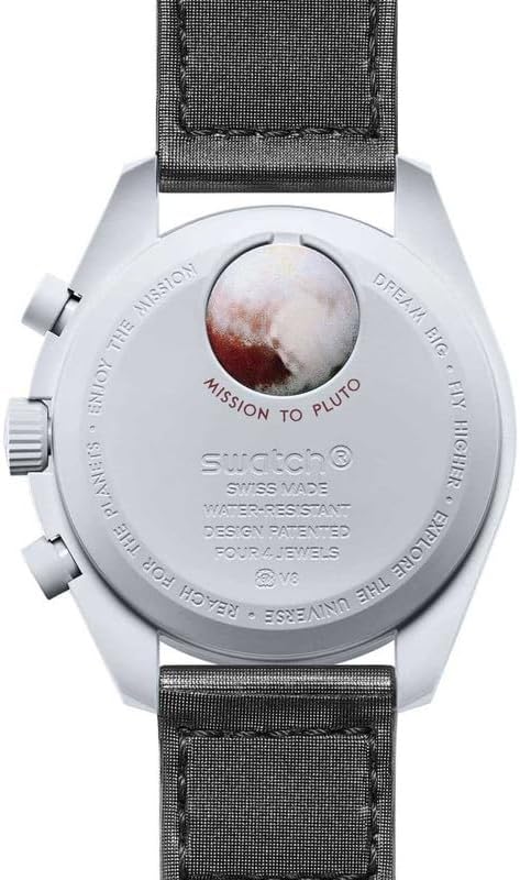 Swatch Omega x Moon Mission to Pluto Speedmaster Burgundy-3