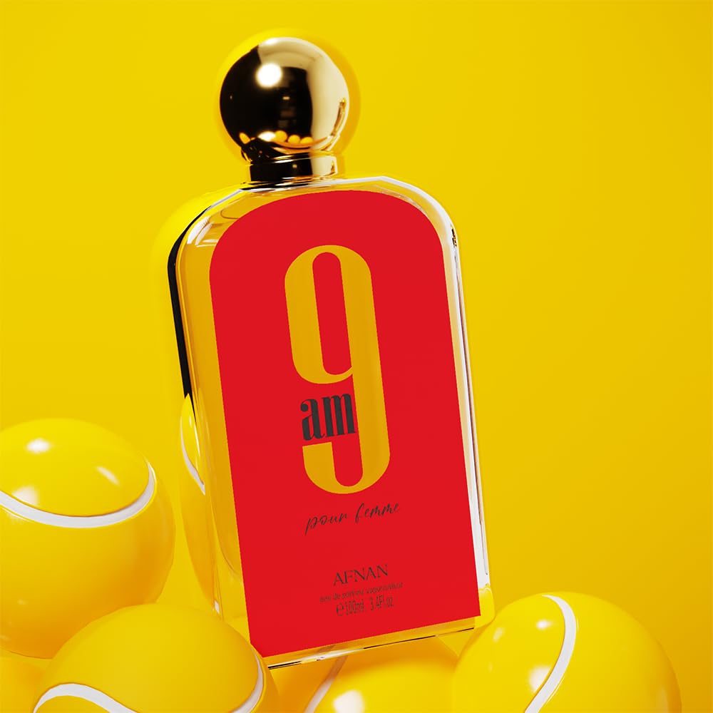Afnan 9 AM Pour Femme Eau De Parfum, 3.4 Fl. Oz-8