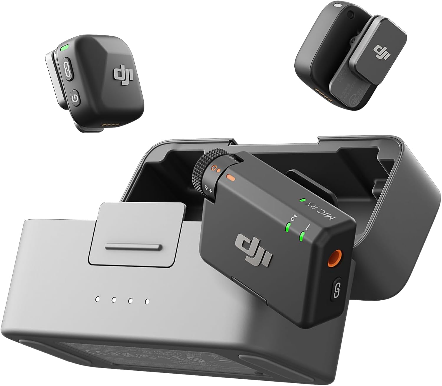 DJI Mic Mini (2 TX + 1 RX + Charging Case), Wireless Lavalier Microphone-1