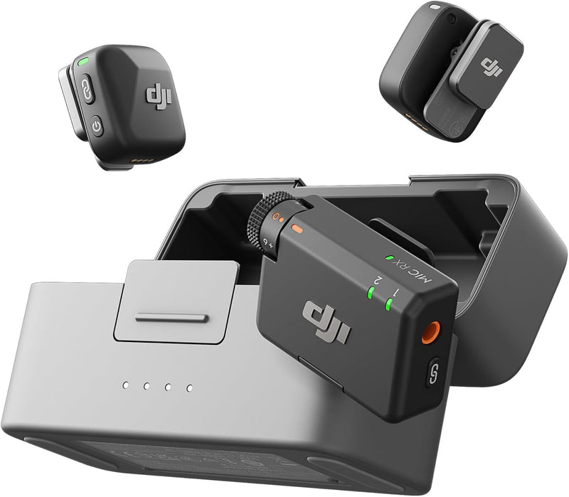 DJI Mic Mini (2 TX + 1 RX + Charging Case), Wireless Lavalier Microphone-1