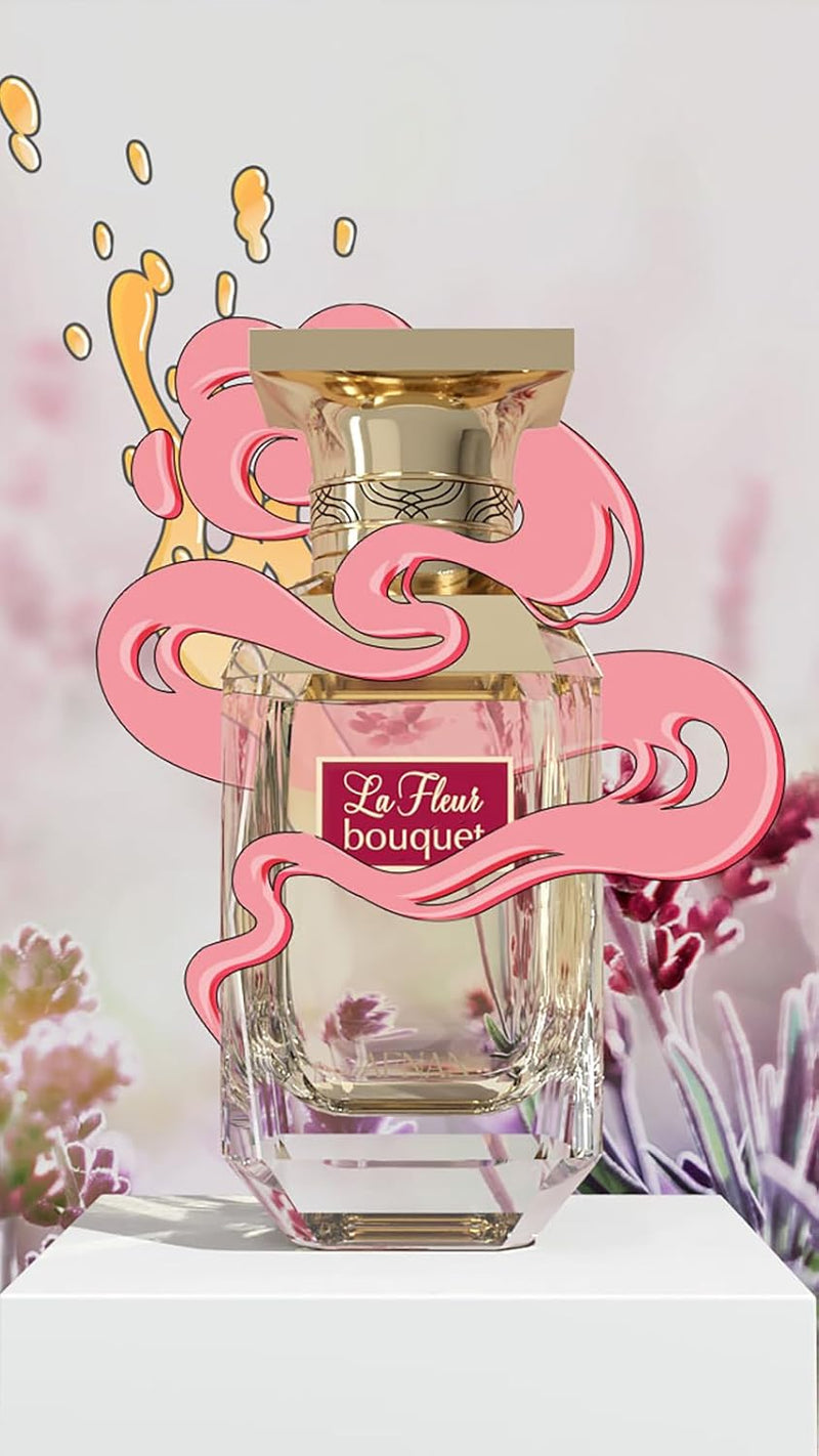 Afnan La Fleur Bouquet Eau De Parfum for Women, 2.7 Fl. Oz-8