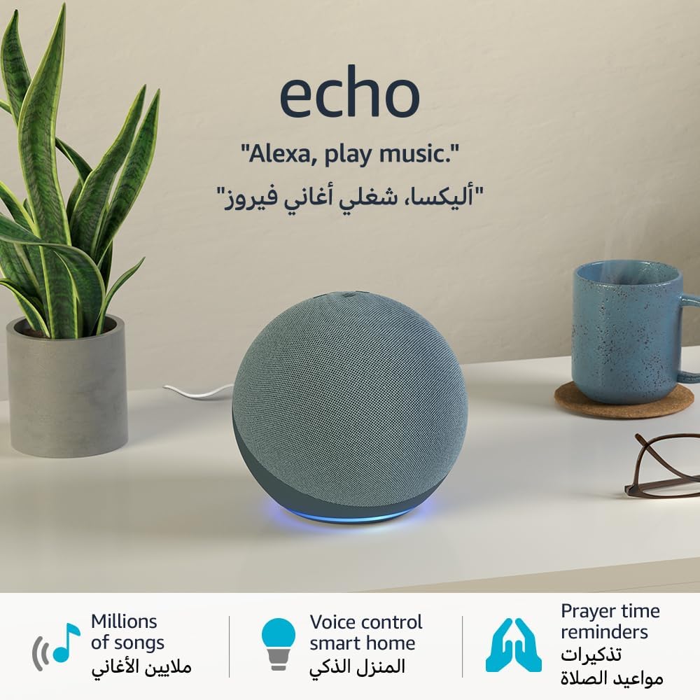 Echo (4th Gen) | smart bluetooth speaker with Alexa