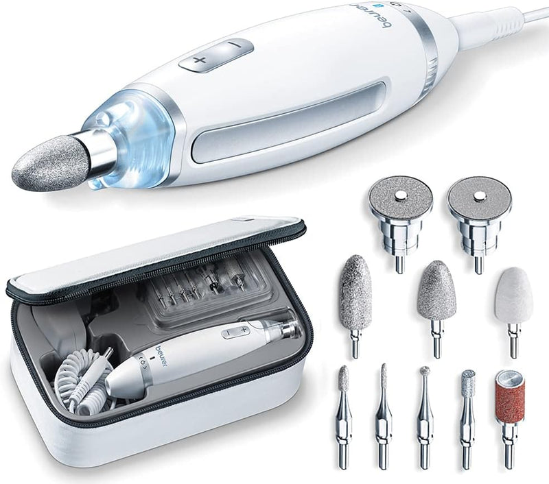 Beurer, Manicure and Pedicure Professional Nail Care Set, UAE Plug and Storage Bag, MP62-2