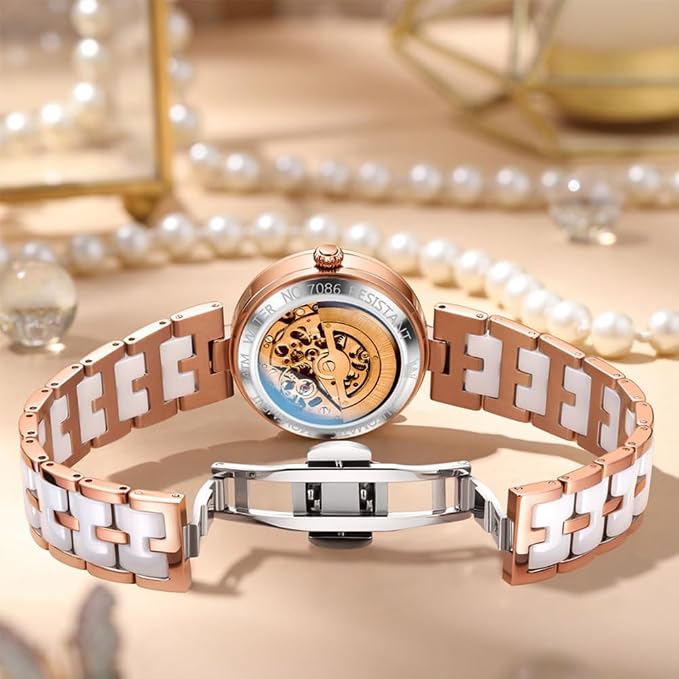 OLEVS Watch Japanese Quartz Rose Gold-3
