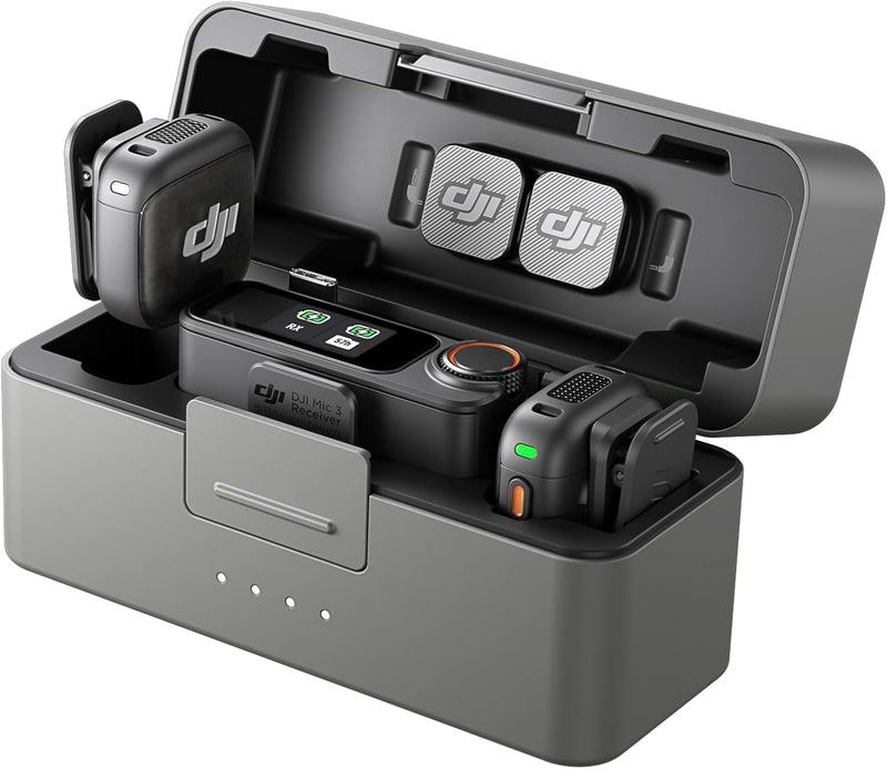 DJI Mic 3 (2 TX + 1 RX + Charging Case)-1