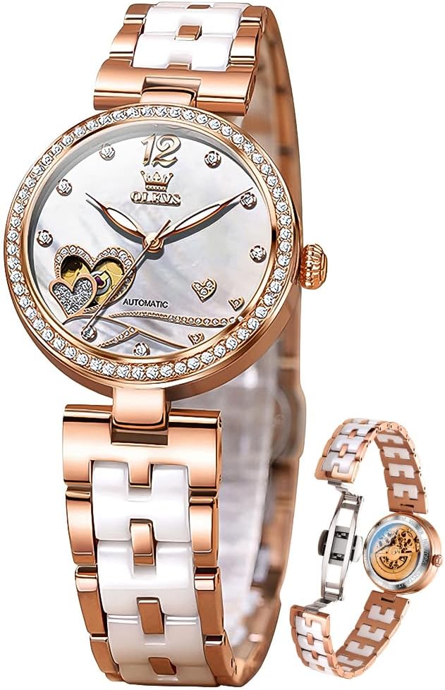 OLEVS Watch Japanese Quartz Rose Gold-1