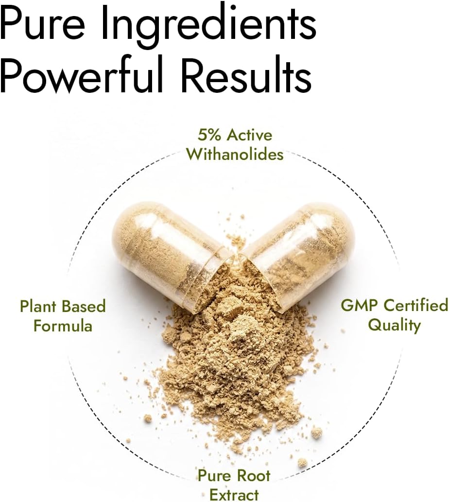 Kapiva Ashwagandha Gold Capsules, 183rd day harvested Potent Nagori Ashwagandha With Gold, Shilajit-7