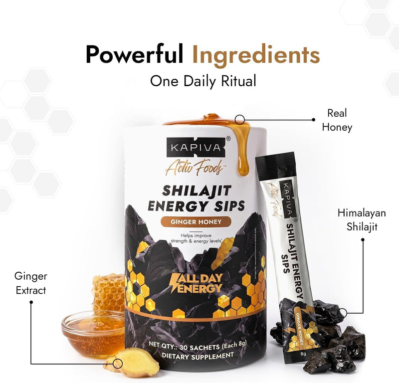 Kapiva Shilajit Energy Sips | With 100% Pure Shilajit/Shilajeet | 250mg Shilajit/Stick | Boosts Energy & Stamina-4
