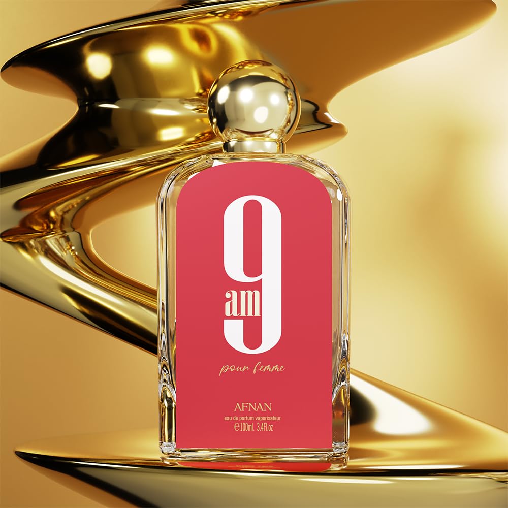 Afnan 9 AM Pour Femme Eau De Parfum, 3.4 Fl. Oz-5