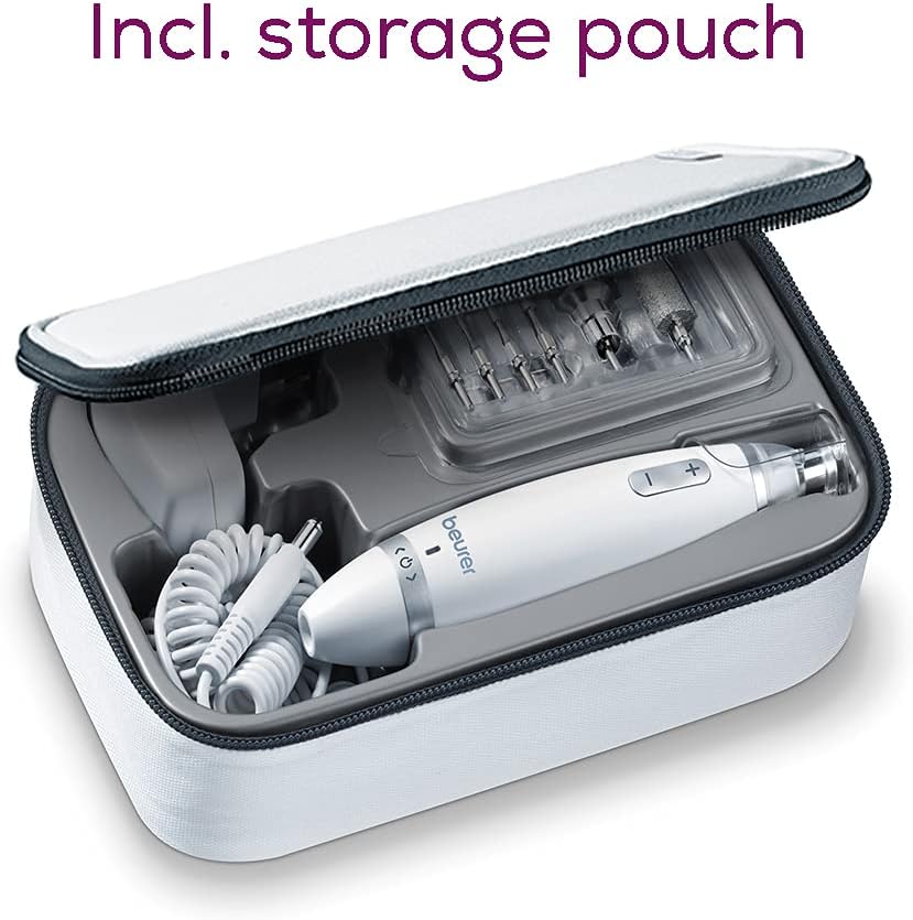 Beurer, Manicure and Pedicure Professional Nail Care Set, UAE Plug and Storage Bag, MP62-10