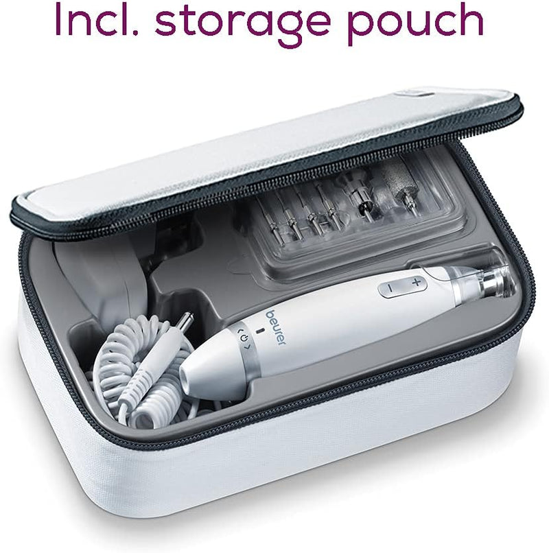 Beurer, Manicure and Pedicure Professional Nail Care Set, UAE Plug and Storage Bag, MP62-10
