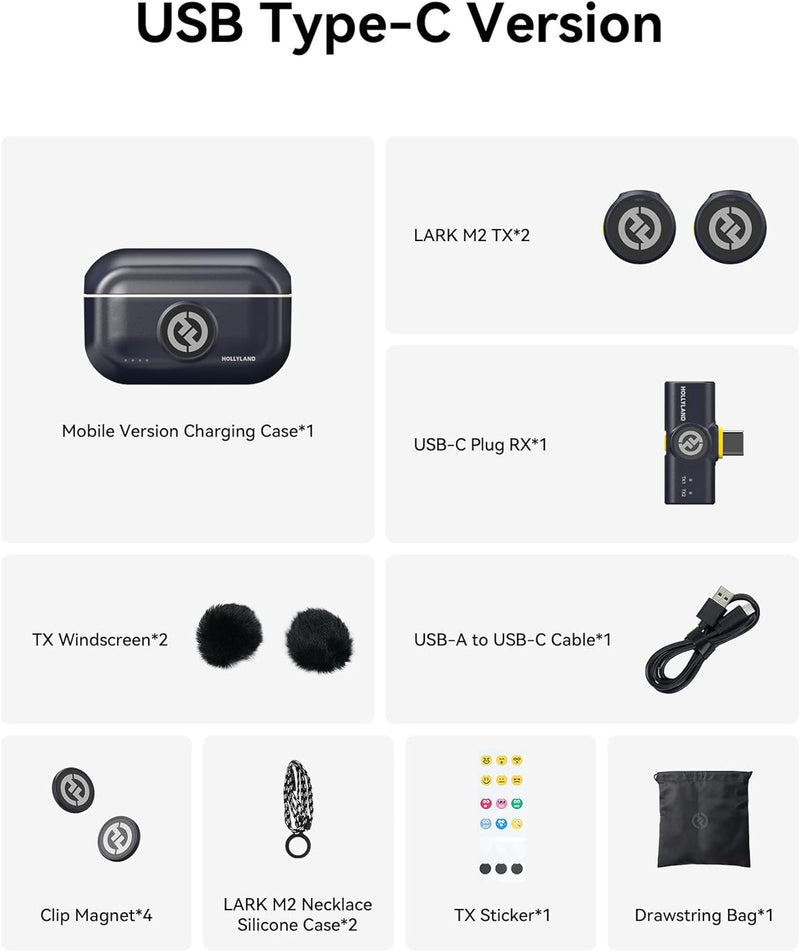 Hollyland LARK A1 Mini Wireless Microphone for iPhone 15/16 & Android-9