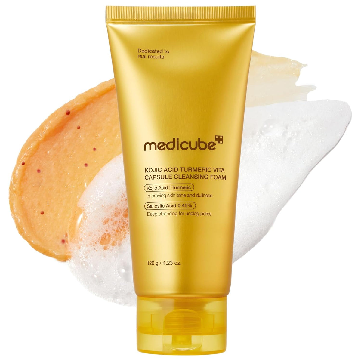 medicube Facial Cleanser Turmeric Capsule Foam Cleanser 4.23 oz
