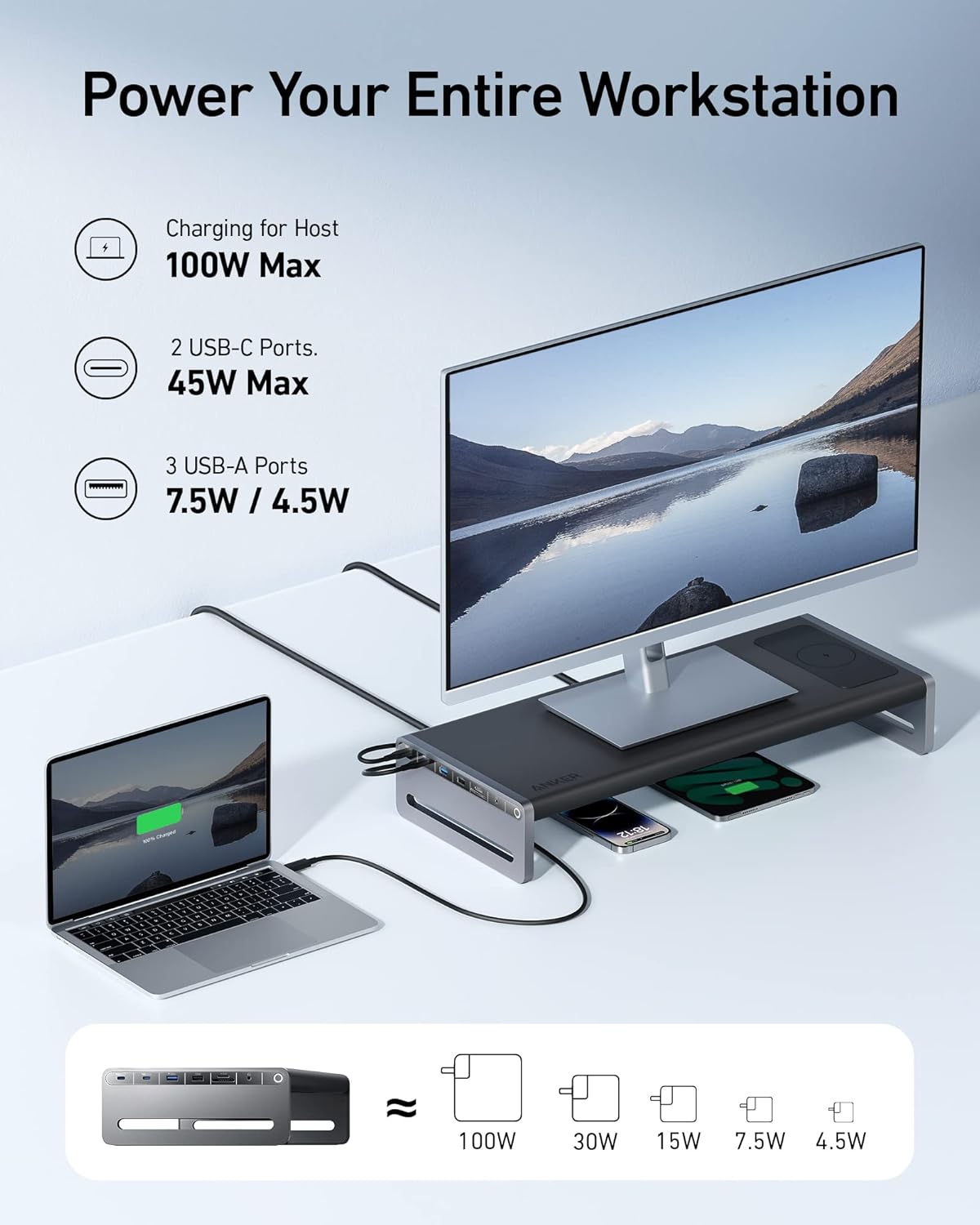 Anker 675 USB-C Docking Station (12-in-1, Monitor Stand)-5