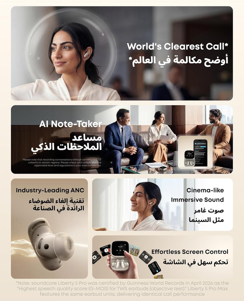 Soundcore, Anker Liberty 5 Pro Max Wireless Earbuds-2