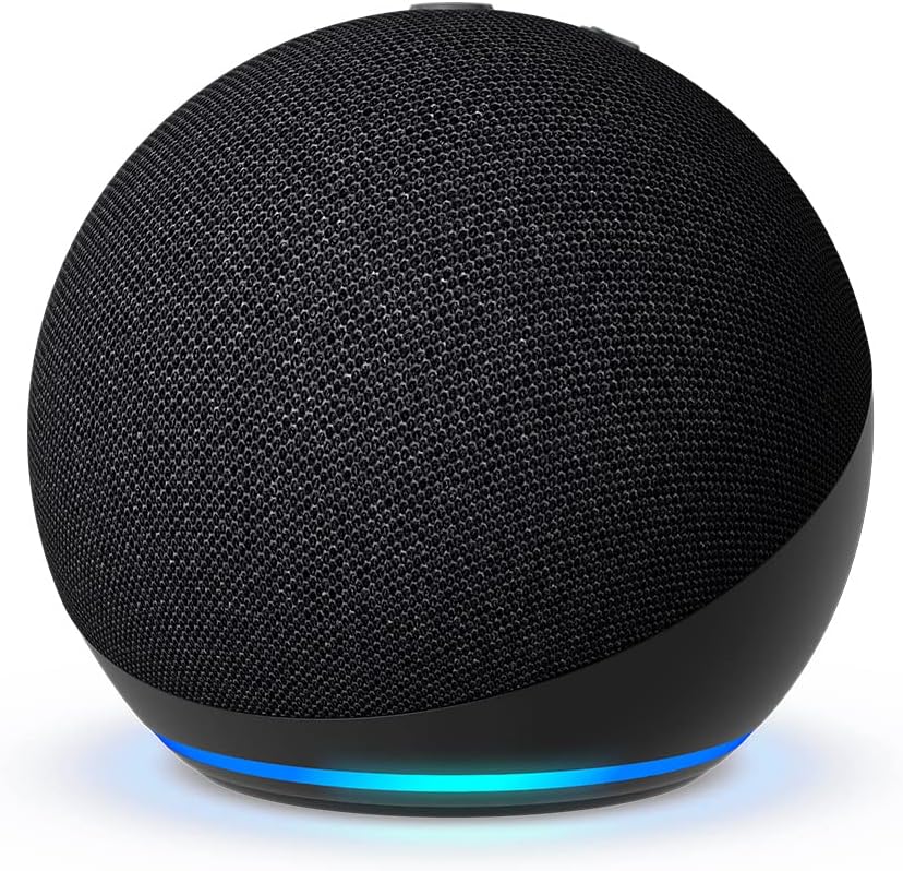 Echo Dot (5th Gen) | smart bluetooth speaker with vibrant sound and Alexa Charcoal