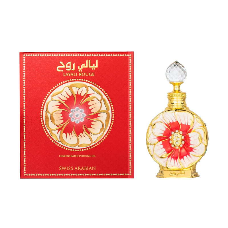 Layali Rouge, Swiss Arabian  - Luxury Products From Dubai - Long Lasting Personal Perfume Oil Fragrance - A Seductive Signature Aroma - 0.5 Oz-4