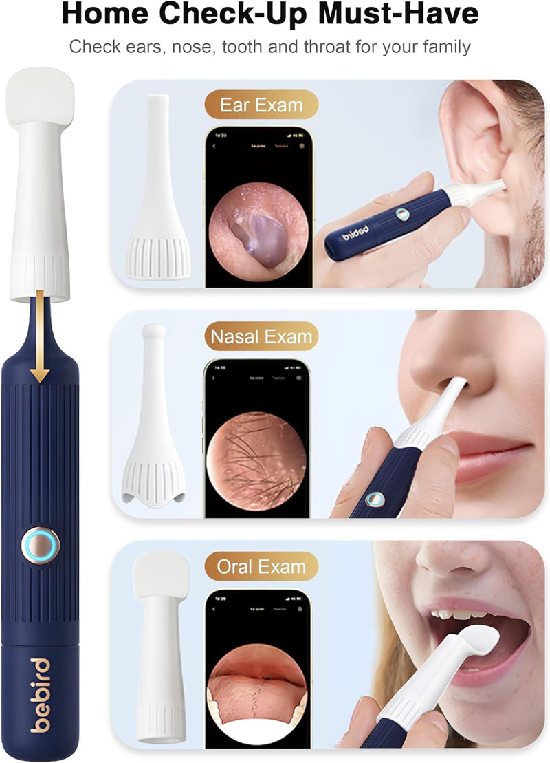 BEBIRD i35R, Earsight Plus Ear Wax Removal Tool Camera with HD Visual Otoscope-4