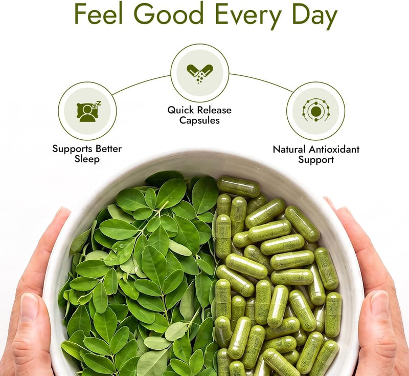 Kapiva Moringa Capsules | Natural source of Vitamins & Minerals | 60 Caps, 500mg each-6