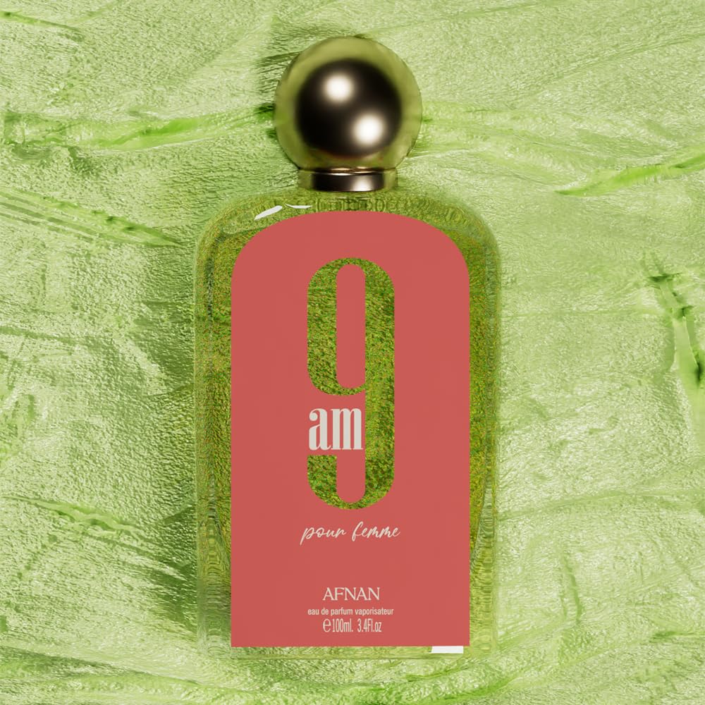 Afnan 9 AM Pour Femme Eau De Parfum, 3.4 Fl. Oz-7