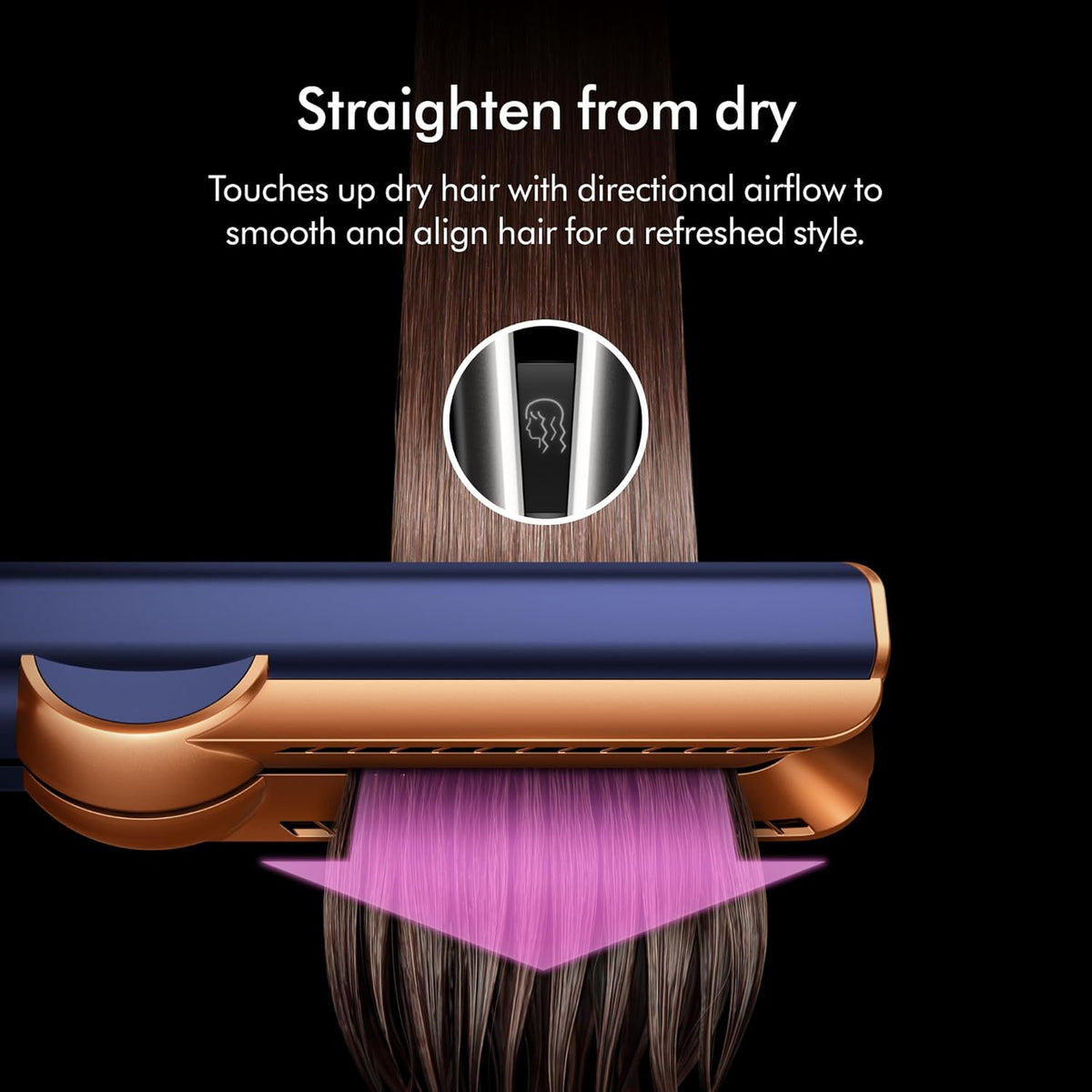 Dyson Airstrait Straightener Prussian/Blue - International Version-4