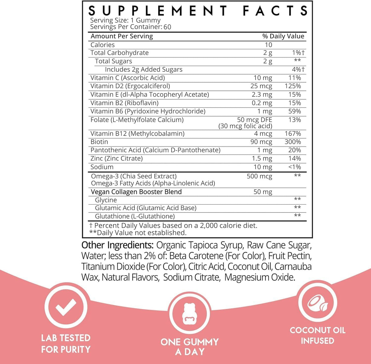 SugarBearPro, Women's  Vegan Multivitamin, 60 Gummies-6