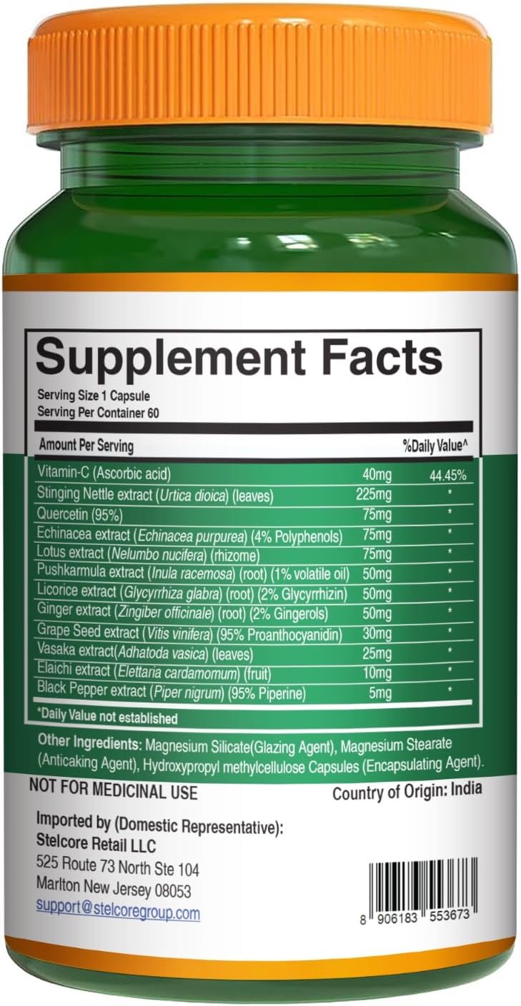 Pure Nutrition Lung Detox Supplement 60 Veg Capsules-8