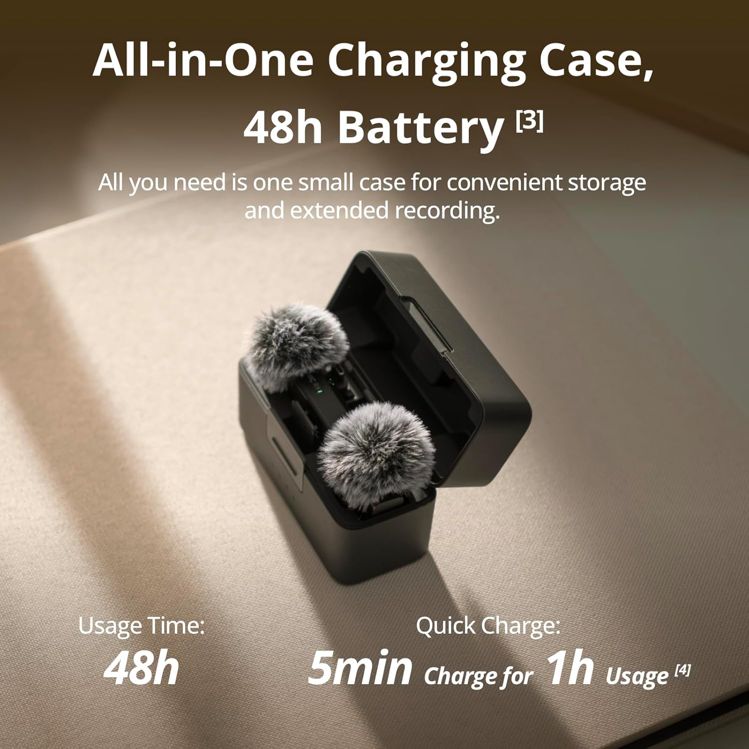DJI Mic Mini (2 TX + 1 RX + Charging Case), Wireless Lavalier Microphone-4