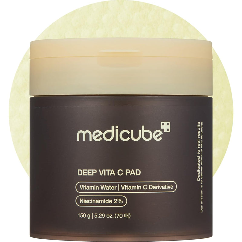 medicube Toner Pads Deep Vita C Facial Toner Pad, 70 Pads,-1