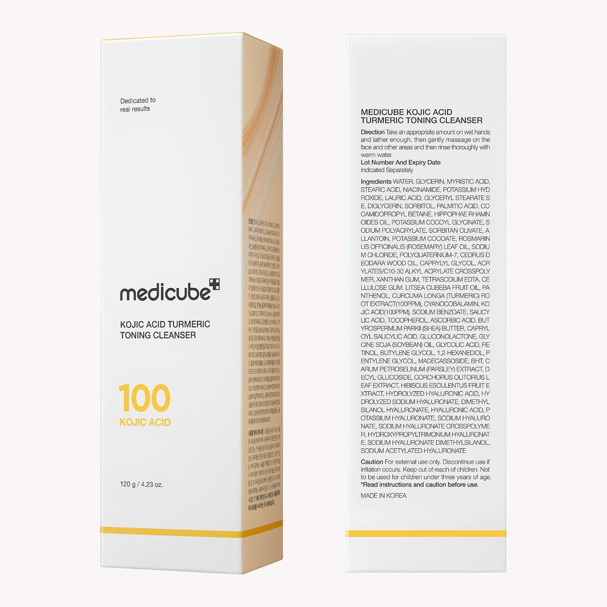 medicube Facial Cleanser Turmeric Capsule Foam Cleanser 4.23 oz-9