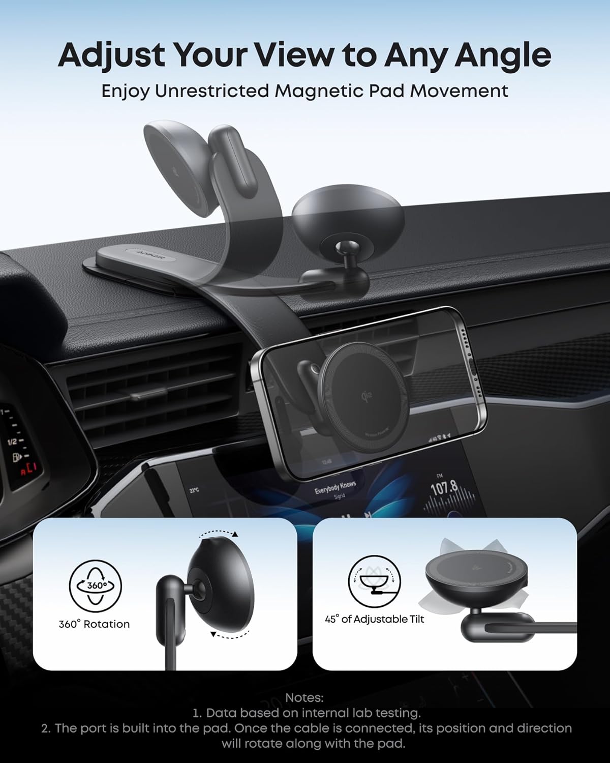 Anker MagGo Wireless Car Charger-4