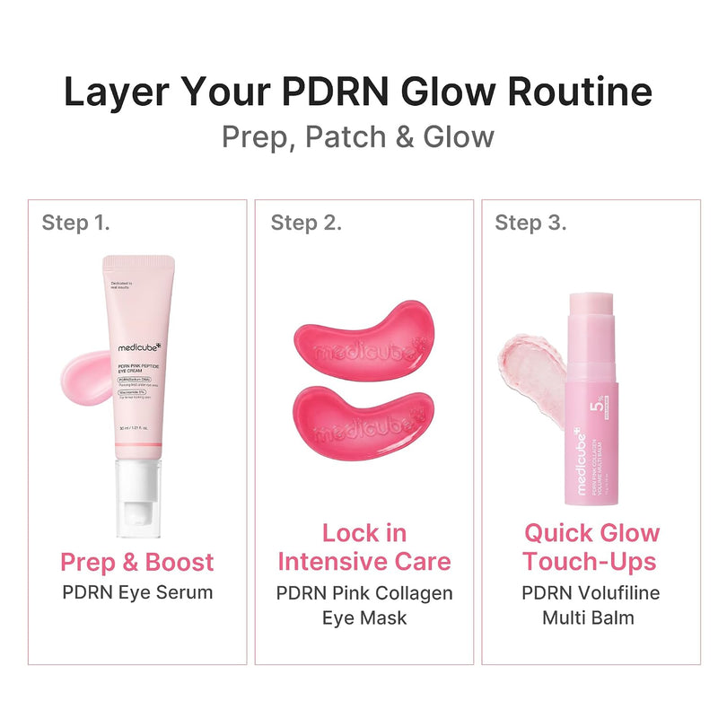 medicube Jelly Eye Mask PDRN Pink Collagen-7