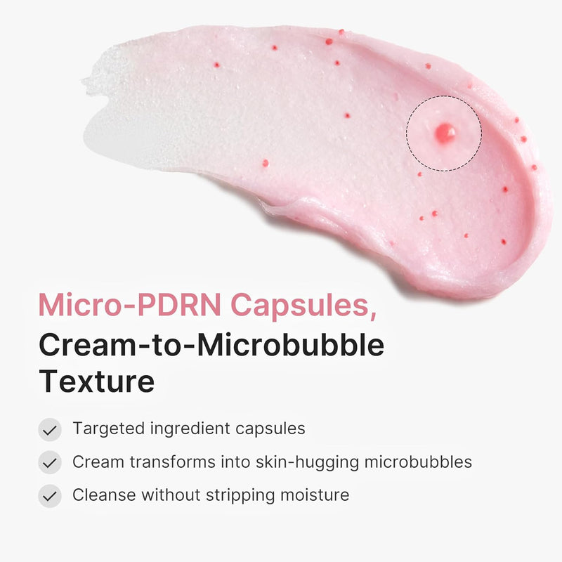 medicube Facial Cleanser PDRN Pink Glutathione Capsule Foam Cleanser 4.23 oz-6