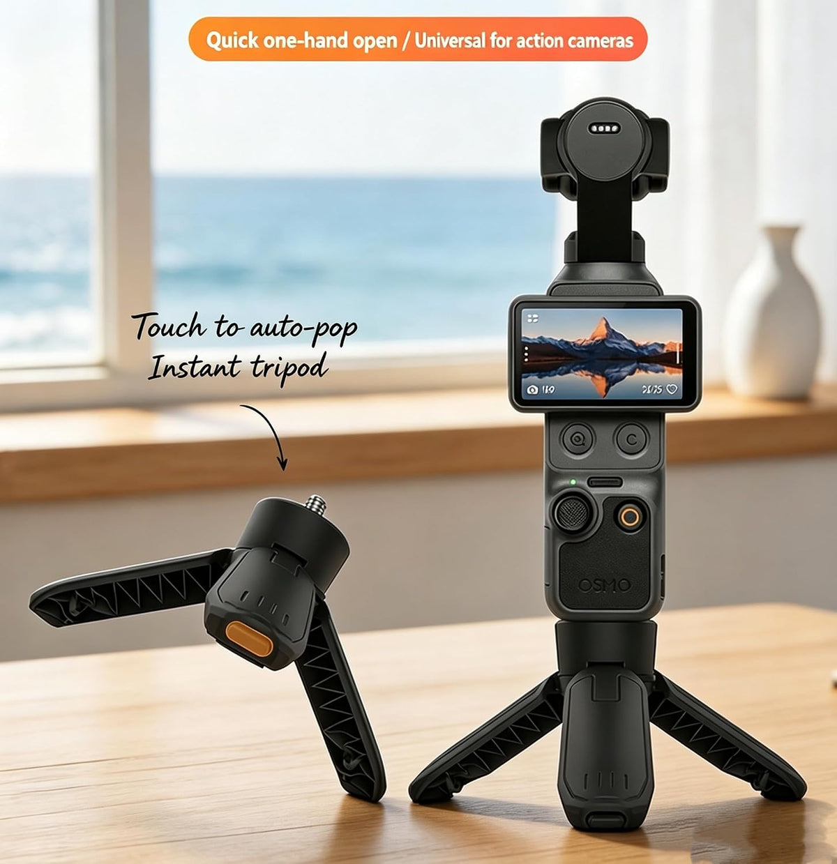 Mini Tripod & Grip for DJI Osmo Pocket 3/4-7