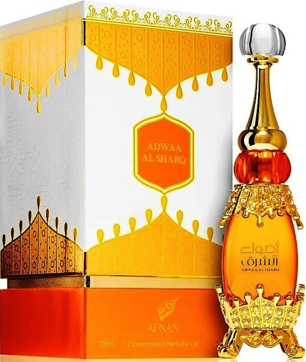 Adwaa Al Sharq, Afnan for Unisex Concentrated Perfume Oil, 0.84 Ounce-2