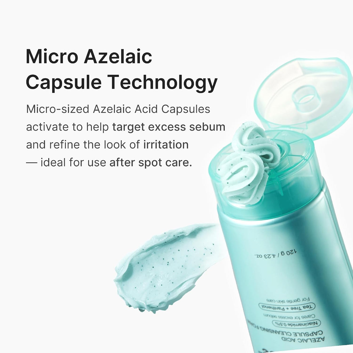 medicube Facial Cleanser Azelaic Acid Capsule Foam Cleanser  4.23 oz-5