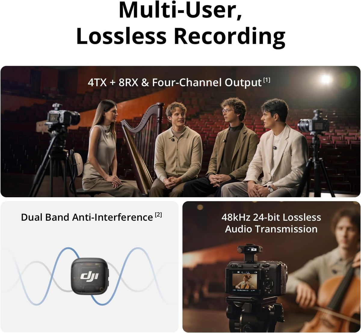 DJI Mic 3 (2 TX + 1 RX + Charging Case)-3