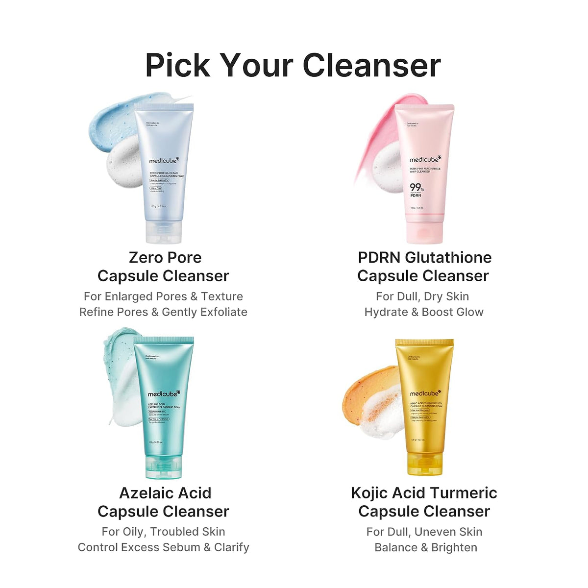 medicube Facial Cleanser Turmeric Capsule Foam Cleanser 4.23 oz-7