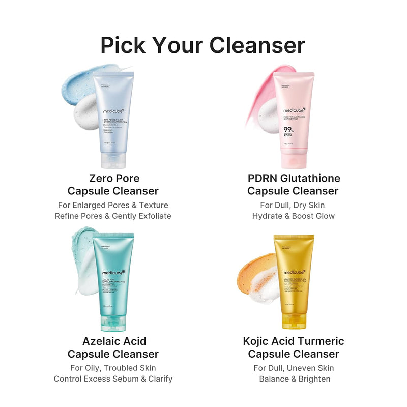 medicube Facial Cleanser Turmeric Capsule Foam Cleanser 4.23 oz-7