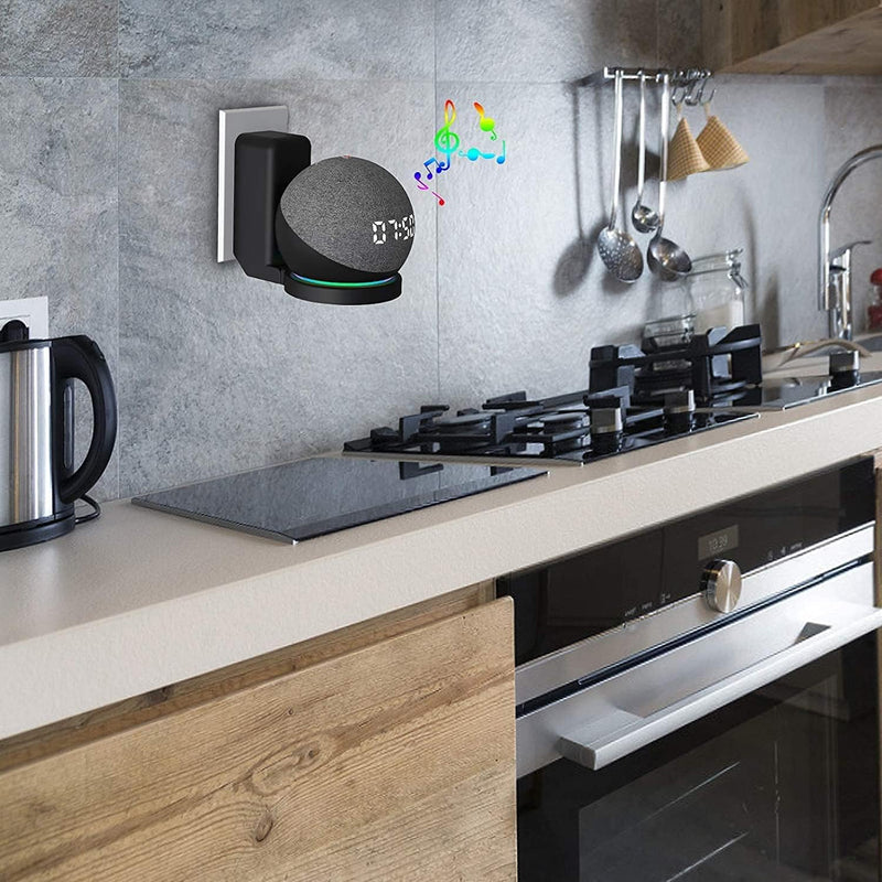 All-New Echo Dot Wall Mount Holder For 5Th 4Th Generation, (Black)-6