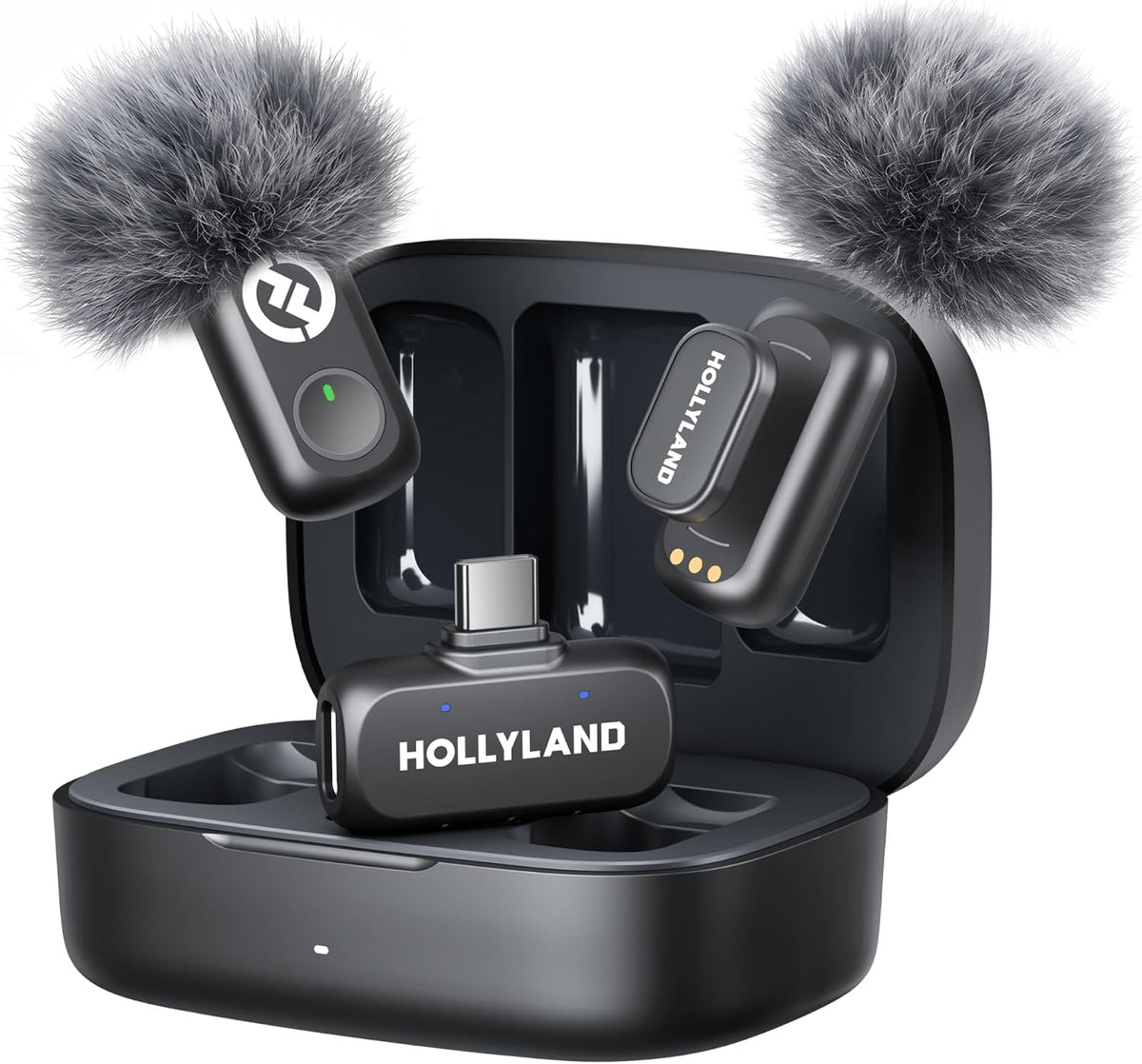 Hollyland LARK A1 DUO Type-C Version Wireless Microphone for iPhone 15/16 & Android