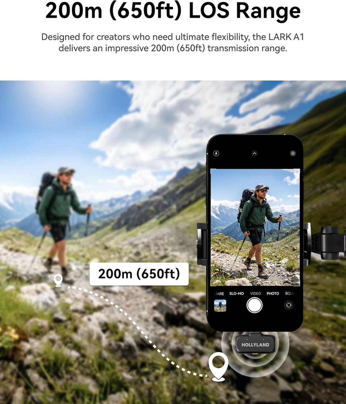 Hollyland LARK A1 DUO Type-C Version Wireless Microphone for iPhone 15/16 & Android-6