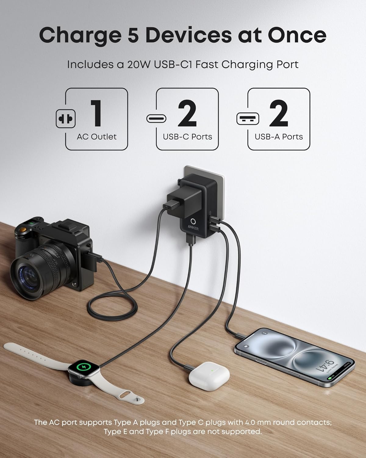 Anker Nano European Travel Plug Adapter-3