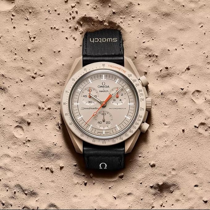 Swatch Omega x Moon Mission to Jupiter Speedmaster Brown-2